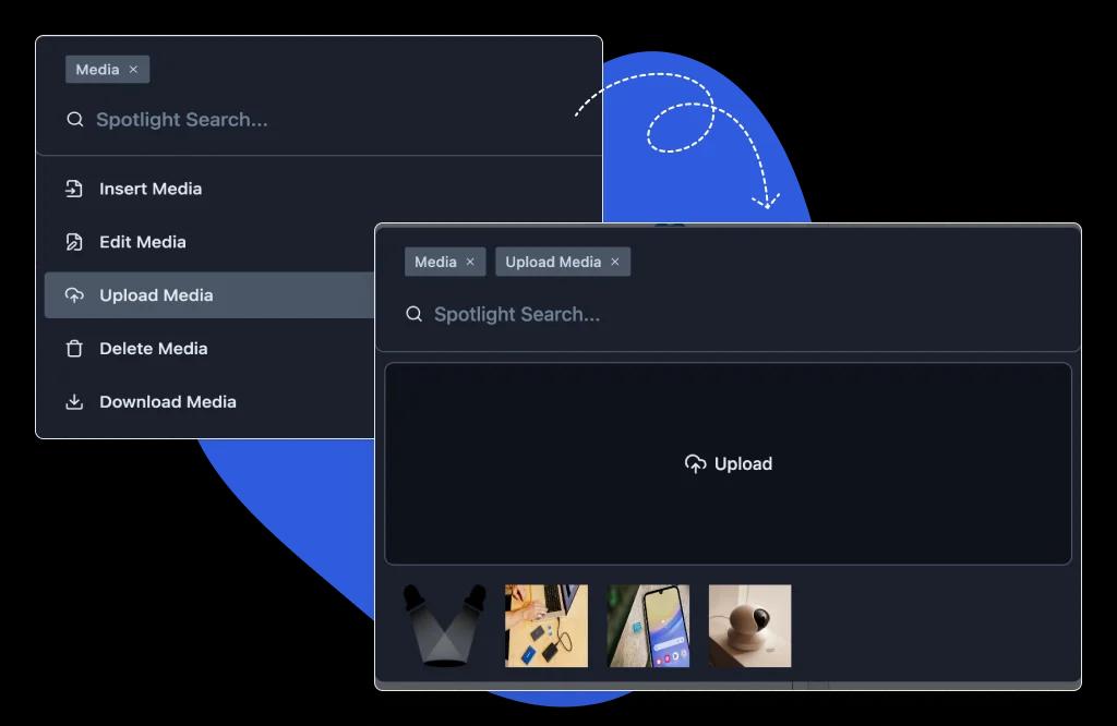 Media Management using WP Spotlight