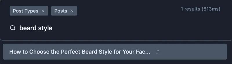 Instant post search from WP Spotlight