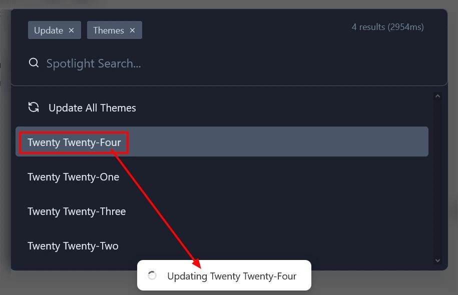 5 Update individual themes